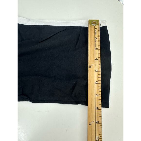 Anthony Richards Womens Sweatpants Petite XL Black White Stripe Elastic Waist - Picture 9 of 10